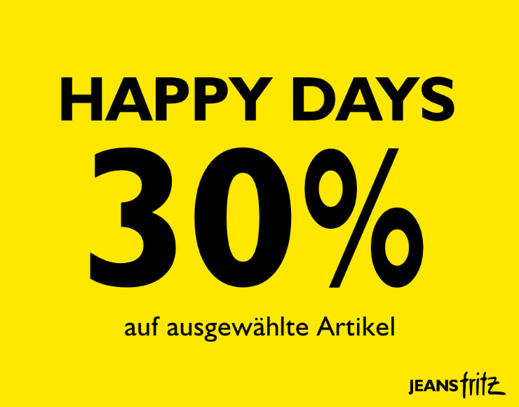 JEANS FRITZ: 30 % Rabatt nur für kurze Zeit! Bild