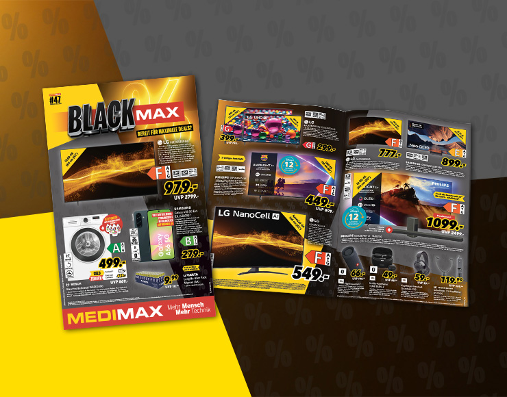 MEDIMAX: „BLACKMAX“ Bild