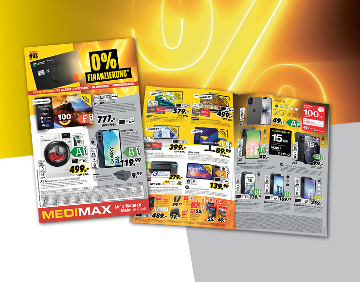 „Jetzt im MEDIMAX Wochenprospekt: Top-Deals, die sich lohnen!“ Bild