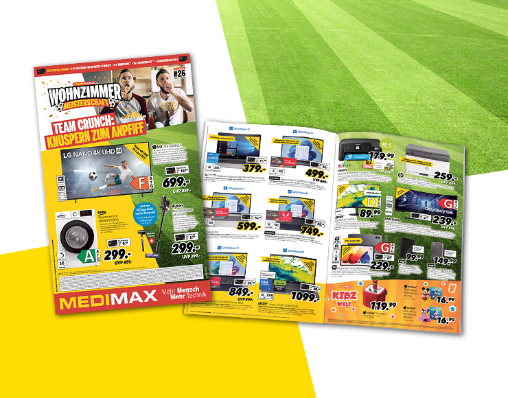 MEDIMAX: Jetzt im MEDIMAX Wochenprospekt: Top-Deals, die sich lohnen!“ Bild